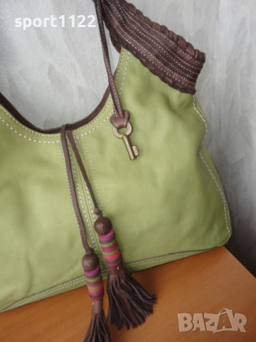 Fossil/нова/естествена кожа/дамска чанта, снимка 2 - Чанти - 54353066