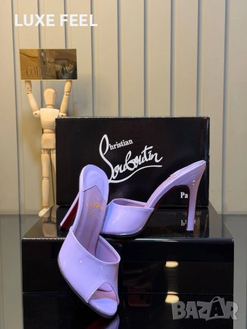 Yves Saint Laurent ⚜️ Christian Louboutin⚜️ Chanel ⚜️Дамски Чехли , снимка 3 - Чехли - 55075311