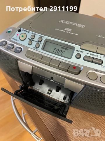 Радио касетофон с МР3 и CD Sony, снимка 8 - Радиокасетофони, транзистори - 54294293