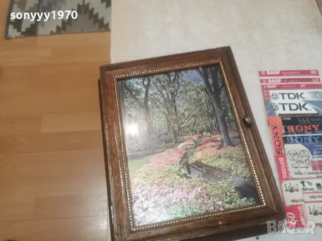 КРАСИВА ДЪРВЕНА КУТИЯ ОТ ФРАНЦИЯ 0908261604L4, снимка 4 - Антикварни и старинни предмети - 55604726