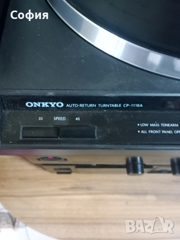 ONKYO auto return turntable CP-1116A, снимка 5 - Грамофони - 53992781