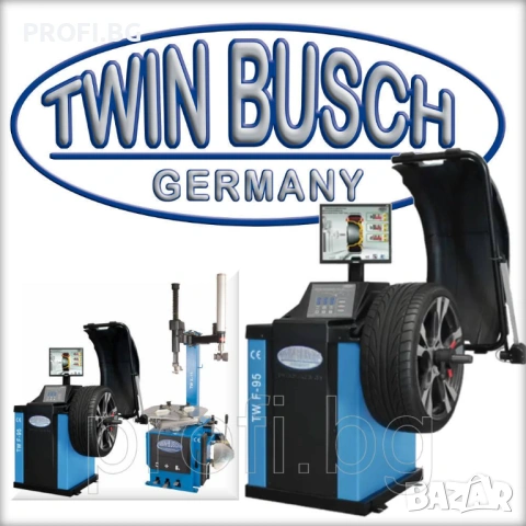 Баланс и монтаж демонтаж машина TWIN BUSCH GERMANY до 24", снимка 2 - Други машини и части - 54912512