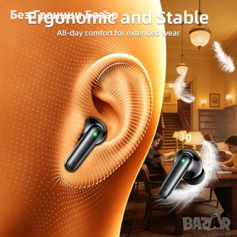 Нови Bluetooth 6.0 слушалки K9 TWS, 100ч батерия, ENC микрофон, спорт, снимка 7 - Слушалки, hands-free - 55071688