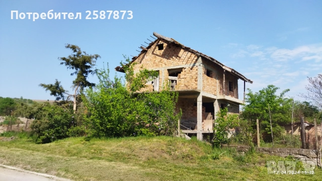 Двуетажна масивна къща в с. Ленково, снимка 2 - Къщи - 54246186