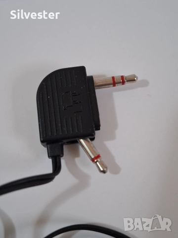 Три броя Черни слушалки със и без сгъваем двоен Audio jack / аудио джак 3.5 мм., снимка 4 - Слушалки, hands-free - 55225241