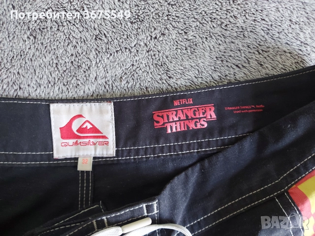 Мъжки борд шорти Quiksilver X Stranger Things Surfer Boy - размер L, снимка 5 - Бански - 55222123