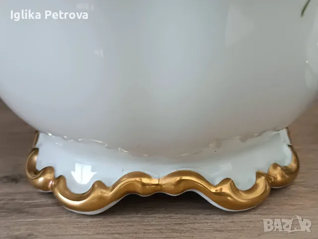 Голяма ваза с капак , снимка 10 - Антикварни и старинни предмети - 55435786