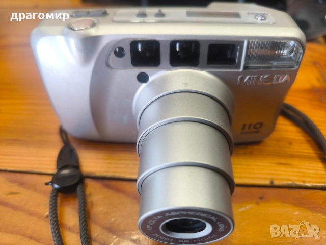 MINOLTA 110 ZOOM , снимка 4 - Фотоапарати - 54762148