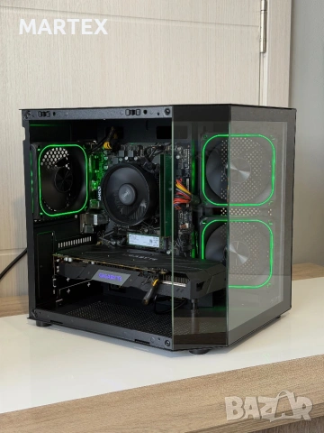 Геймърски компютър Ryzen 5 3600, GTX1660, 16GB RAM