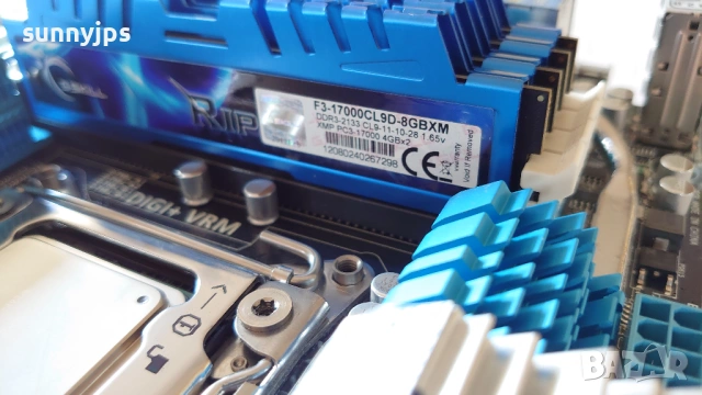 ASUS P9X79 Pro LGA2011 + Core i7-3930K + 32GB DDR3, снимка 3 - Дънни платки - 54357537