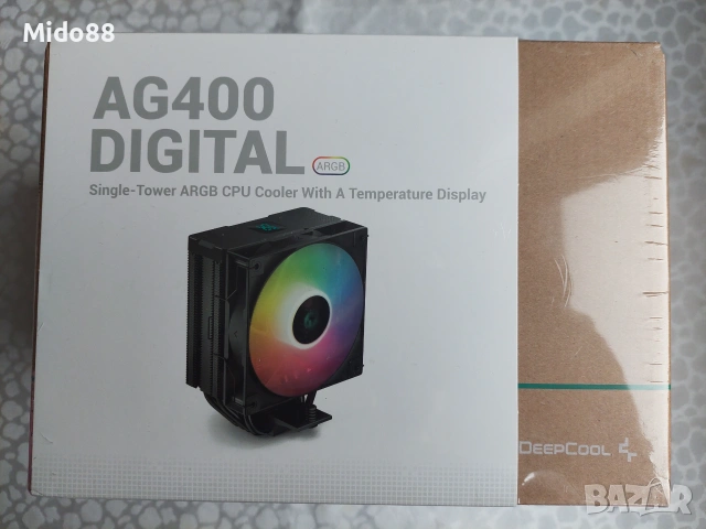 Охладител за процесор DeepCool AG400 DIGITAL ARGB