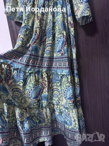 Рокля от коприна, снимка 4 - Рокли - 55631635