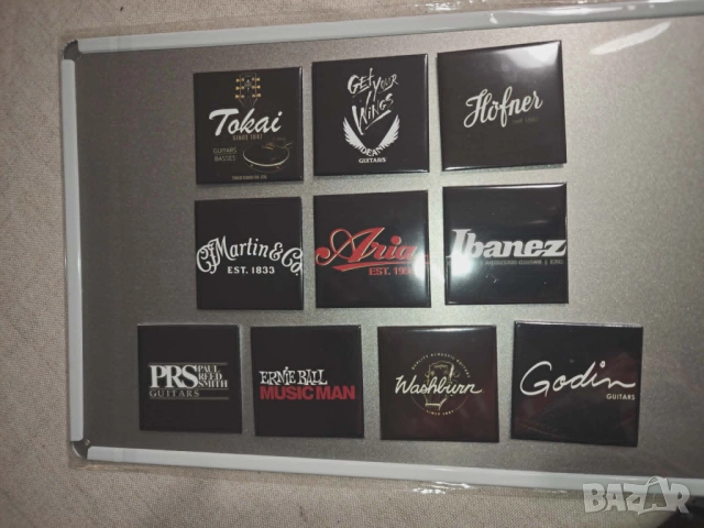 Guitar Brands Magnets Frigo collection, снимка 7 - Китари - 54716878