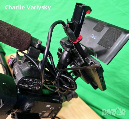 Canon X25 / XH A1 Mobile Streaming & ENG комплект с GPD PC, XLR аудио, монитор и Velbon монопод, снимка 3 - Камери - 54508515