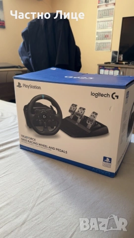 Logitech G923+shifter и оригинална кутия, снимка 5 - Други игри и конзоли - 54903147