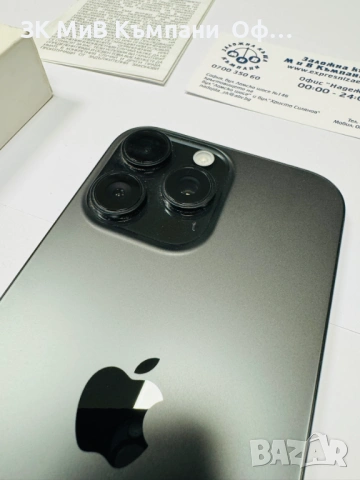 Мобилен телефон Iphone 16 pro max 256GB 100%, снимка 5 - Apple iPhone - 54271946