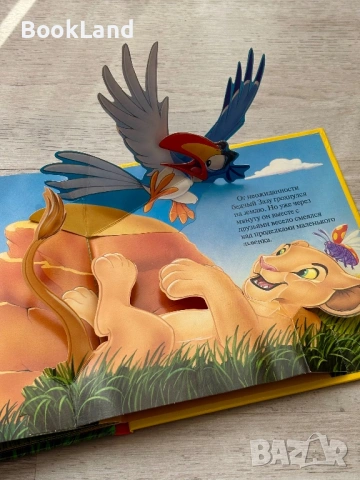 Изключително рядка панорамна книга „Цар Лъв” Дисни „Найди Симбу”, снимка 11 - Детски книжки - 54179662