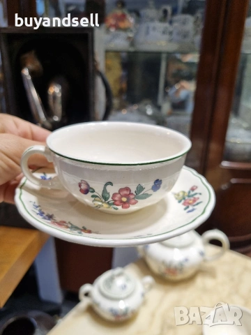 Villeroy & Boch чаши за чай, латиера, снимка 3 - Антикварни и старинни предмети - 54518735