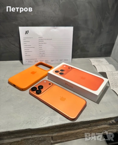 КАТО ЧИСТО НОВ Iphone 17 Pro Max Orange + 2г Гаранция, снимка 3 - Apple iPhone - 54281310