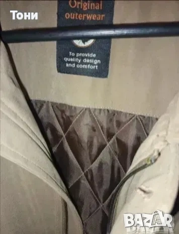 Ново Мъжко Зимно Топло Яке Изцяло от Естествена Кожа, с Яка XL , снимка 5 - Якета - 55157310