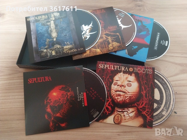 Оригинални CD дискове Max Cavalera - Sepultura 1987-1996 box set 5 броя, снимка 6 - CD дискове - 54893354