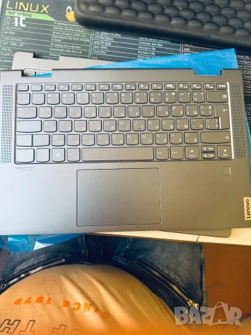 Lenovo Yoga 7 14ITL5 Palmrest Keyboard + Bottom case - Шаси + долен капак 