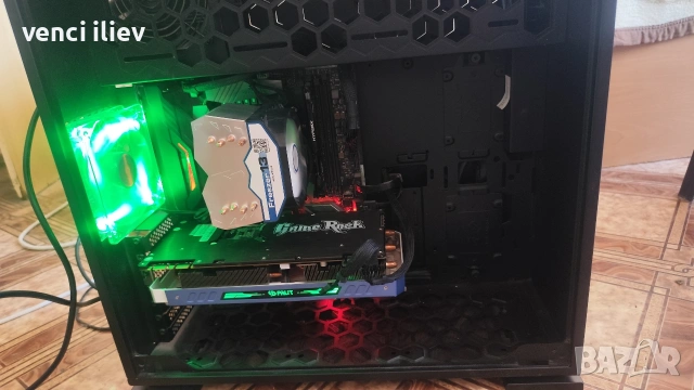 геймърски компютър i5 9400f , 16 gb ram, 1080 Palit ,256 gb nvme . , снимка 5 - Геймърски - 54599509