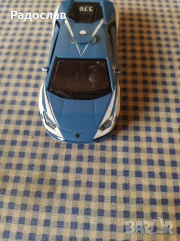 количка Burago Lamborghini Polizia, снимка 4 - Колекции - 54583659