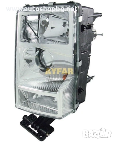 Фар за Volvo FH / FM (2002–2008) – ляв и десен, кръгла или квадратна букса 24V