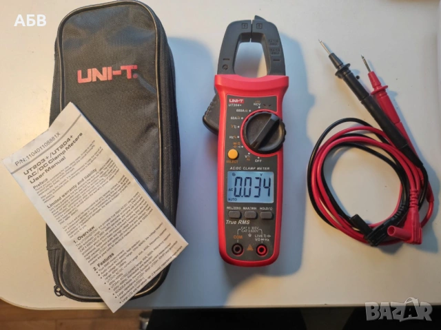 Продават се качествени и точни амперклещи /мултиметър UNI-T UT204+, снимка 2 - Друга електроника - 53996244