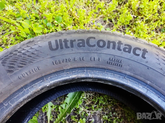 Летни гуми Continental UltraContact 165/70/14 81T на 8,000 км, снимка 12 - Гуми и джанти - 54324415