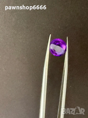 Естествен аметист кабошон – 5.785 ct – Наситен виолетов цвят, снимка 13 - Други - 54845634