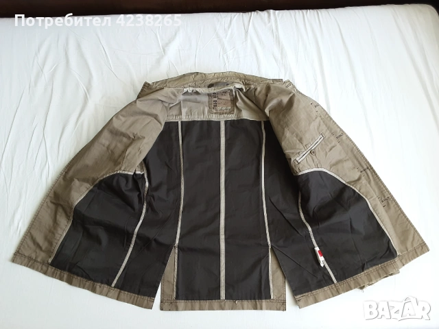 Яке "Esprit" каки, ново, винтидж, размер XXL., снимка 7 - Якета - 54689907