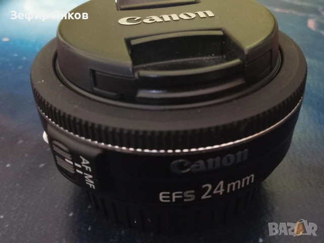 Обектив Canon EF-S 24mm/F 2,8 STM -ф52, снимка 2 - Обективи и филтри - 55061581