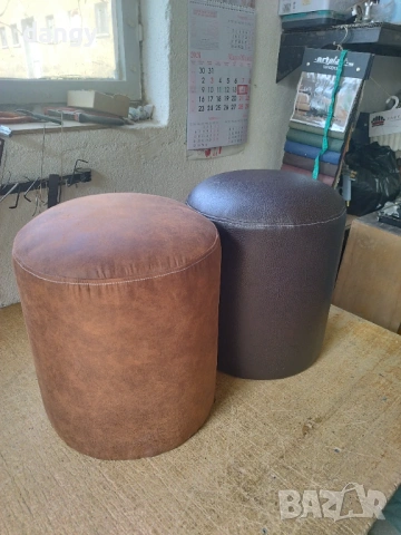 Кръгли табуретки, снимка 12 - Дивани и мека мебел - 49010938