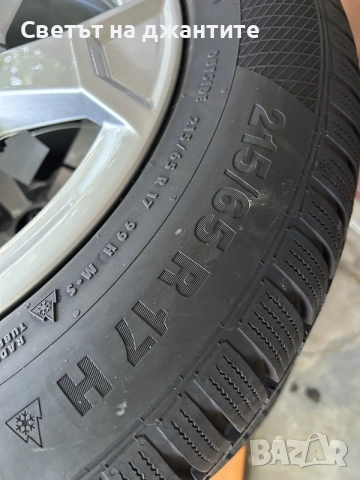 Джанти с Зимни Гуми 17 Цола 5x112 Audi Q3 Skoda Kodiaq VW Tiguan Seat Taraco , снимка 9 - Гуми и джанти - 55527612