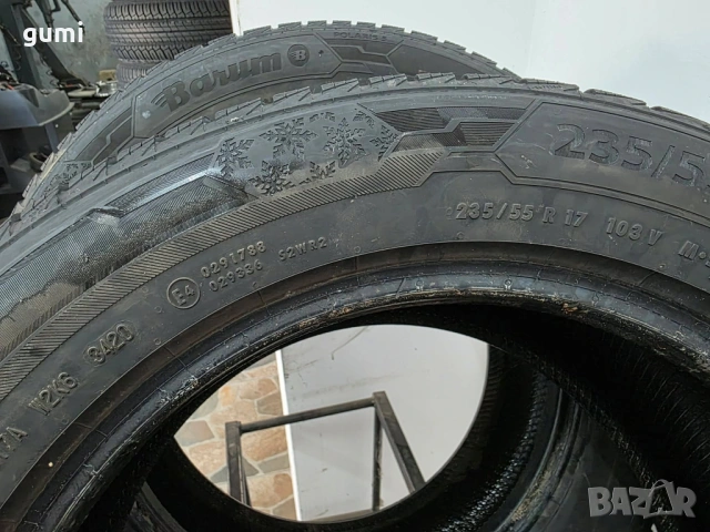 2бр зимни гуми 235/55/17 BARUM L05906 , снимка 4 - Гуми и джанти - 54861901