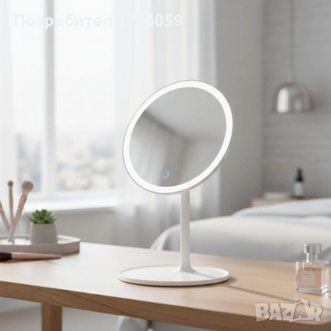 LED козметично огледало за грим Luigi Ferrero FR-801, кръг, 20 cm, снимка 2 - Други - 55182544
