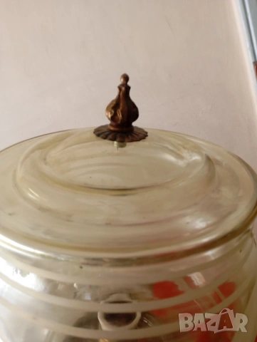 Полилей ,лампа за таван арт деко, снимка 4 - Полилеи - 54236597