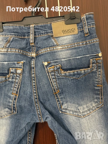 Дънки на марката GUCCI, снимка 5 - Дънки - 54527846