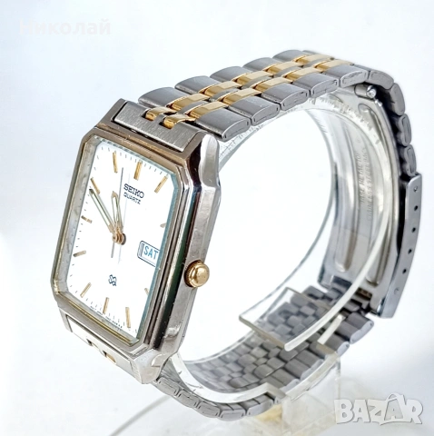 Seiko Quartz - мъжки кварцов часовник, снимка 4 - Мъжки - 54892323