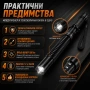 Мощен електрошок с LED фенер телескопична палка за самозащита кучегон самоотбрана защита от кучета, снимка 4