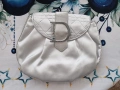Сребриста сатенена чанта Dior, снимка 1