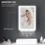 LED димируем шкаф за баня HOMCOM, снимка 5