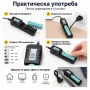Умно и бързо зарядно устройство за литиеви батерии 18650 16340 14500 26650 бързо зареждане на ток, снимка 7