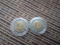 2лева ОБЪРНАТ РЕВЕРС - 2бр., снимка 1