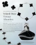 Van Cleef & Arpels VCA 5 Motifs Silver Veined Black Onyx Vintage Alhambra Дамска Гривна, снимка 8