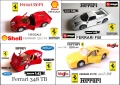 Метални Колички Ferrari , снимка 1