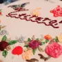 Подаръчно пано с релефна ръчна бродерия "Честито!", снимка 5