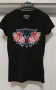 Дамска оригинална тениска Guess Roses Triangle Tee . , снимка 2